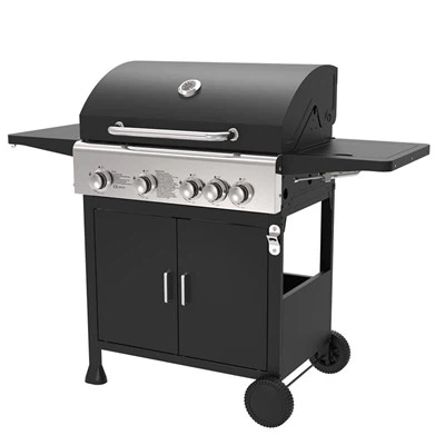 Palnik gazowy do grillowania 4 z palnikiem bocznym